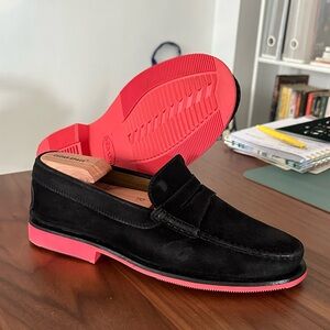 Tod's Black and Red Men's Loafers